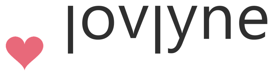Lovlyne wordmark with rose heart icon